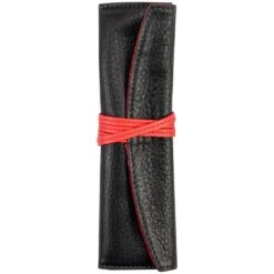 Pilot Pensemble Roll Pen Case In Black/Red (Long)