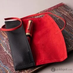 Pilot Pensemble Roll Pen Case In Black/Red (Long) 6 Pilot Pensemble Roll Pen Case In Black/Red (Long) -Pen & Paper Store pilot pensemble roll pen case in blackred long 957