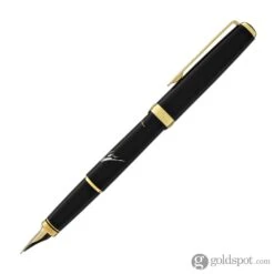 Platinum Classic Maki-e Fountain Pen In Crane Design - 18K Gold -Pen & Paper Store platinum classic maki e fountain pen in crane design 18k gold 197