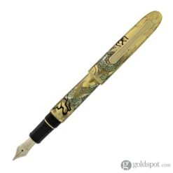 Platinum Kanazawa-haku Fountain Pen In Ascending Dragon - 14K Gold -Pen & Paper Store platinum kanazawa haku fountain pen in ascending dragon 14k gold 722