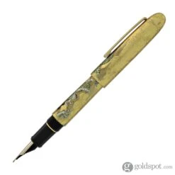 Platinum Kanazawa-haku Fountain Pen In Ascending Dragon - 14K Gold -Pen & Paper Store platinum kanazawa haku fountain pen in ascending dragon 14k gold 746
