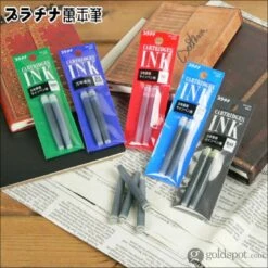 Platinum Preppy Ink Cartridge In Red - Pack Of 2 -Pen & Paper Store platinum preppy ink cartridge in red pack of 2 650