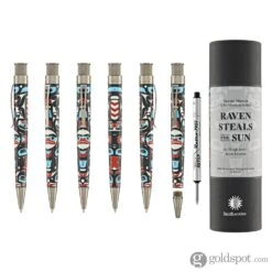 Retro 51 Tornado Smithsonian Rollerball Pen In Raven Steals The Sun -Pen & Paper Store retro 51 tornado smithsonian rollerball pen in raven steals the sun 892