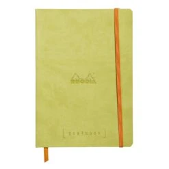 Rhodia Goalbook A5 Dot Grid Notebook In Anise - 5.75 X 8.25