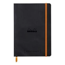 Rhodia Goalbook A5 Dot Grid Notebook In Black - 5.75 X 8.25