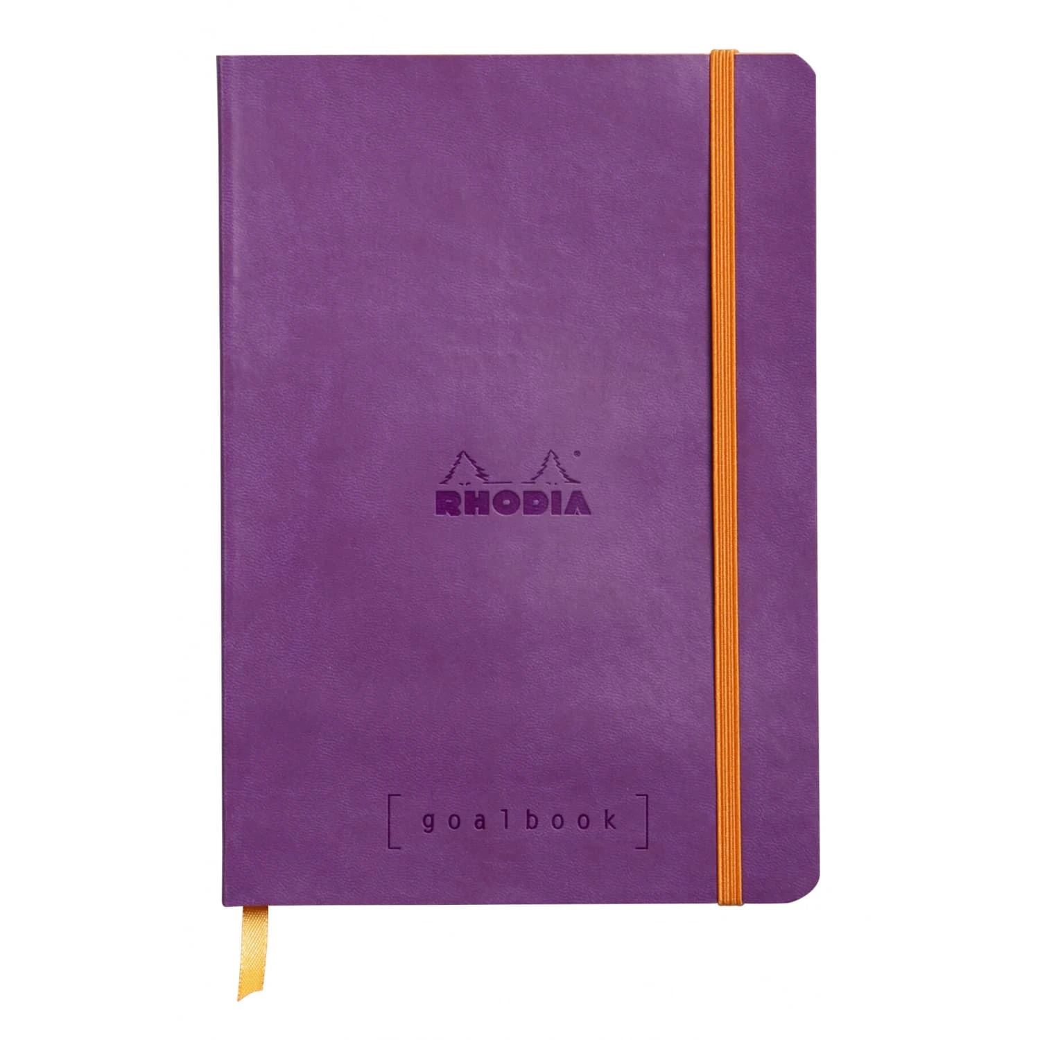Rhodia Goalbook A5 Dot Grid Notebook In Purple - 5.75 X 8.25