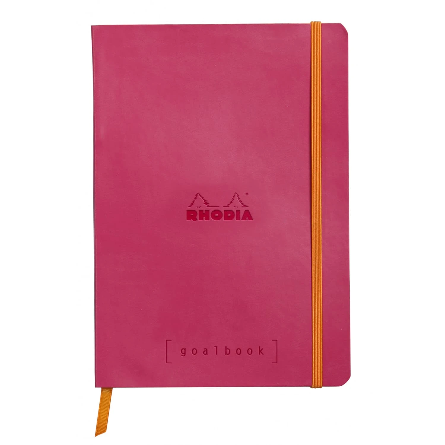 Rhodia Goalbook A5 Dot Grid Notebook In Raspberry - 5.75 X 8.25