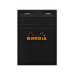 Rhodia No. 13 Staplebound 4 X 6 Graph Paper Notepad In Black