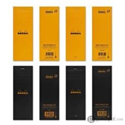 Rhodia No. 8 Staplebound 3 X 8.25 Notepad In Black -Pen & Paper Store rhodia no 8 staplebound 3 x 8 25 notepad in black 967