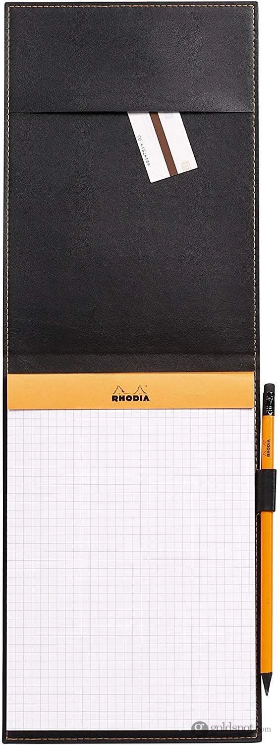 Rhodia Pad Holder In Orange With Graph Pad With Pen Loop - 6 X 8.75 2 Rhodia Pad Holder In Orange With Graph Pad With Pen Loop - 6 X 8.75 - Image 2
