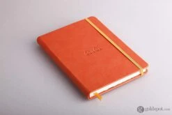 Rhodia Rhodiarama A5 Webbies Notebook In Tangerine - 5.5 X 8.25 -Pen & Paper Store rhodia rhodiarama a5 webbies notebook in tangerine 5 5 x 8 25 680