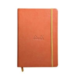 Rhodia Rhodiarama A5 Webbies Notebook In Tangerine - 5.5 X 8.25