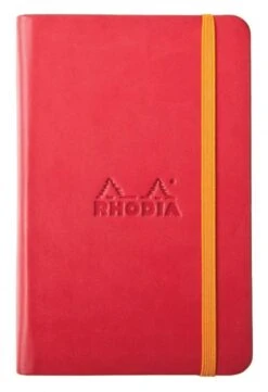 Rhodia Rhodiarama A6 Lined Paper Notebook In Poppy - 3.5 X 5.5