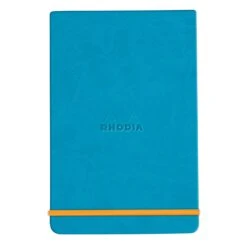 Rhodia Rhodiarama Webnotepad In Turquoise - 5.5 In X 8.25 In
