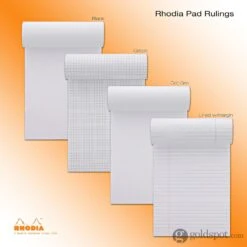 Rhodia Staplebound Blank Paper R Premium Notepad In Orange - 3.375 X 4.75 -Pen & Paper Store rhodia staplebound blank paper r premium notepad in orange 3 375 x 4 75 866