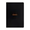 Rhodia Staplebound Graph Paper Notebook In Black - 3 X 4.75