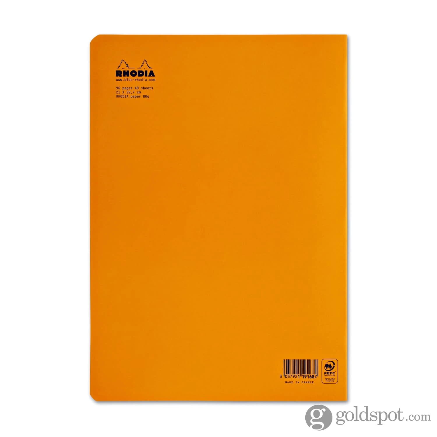 Rhodia Staplebound Graph Paper Notebook In Orange - 3 X 4.75 2 Rhodia Staplebound Graph Paper Notebook In Orange - 3 X 4.75 - Image 2
