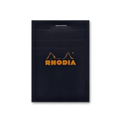 Rhodia Staplebound Graph Paper Notepad In Black -5 X 5
