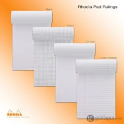 Rhodia Staplebound Graph Paper Notepad In Black - 8.25 X 8.25 -Pen & Paper Store rhodia staplebound graph paper notepad in black 8 25 x 301
