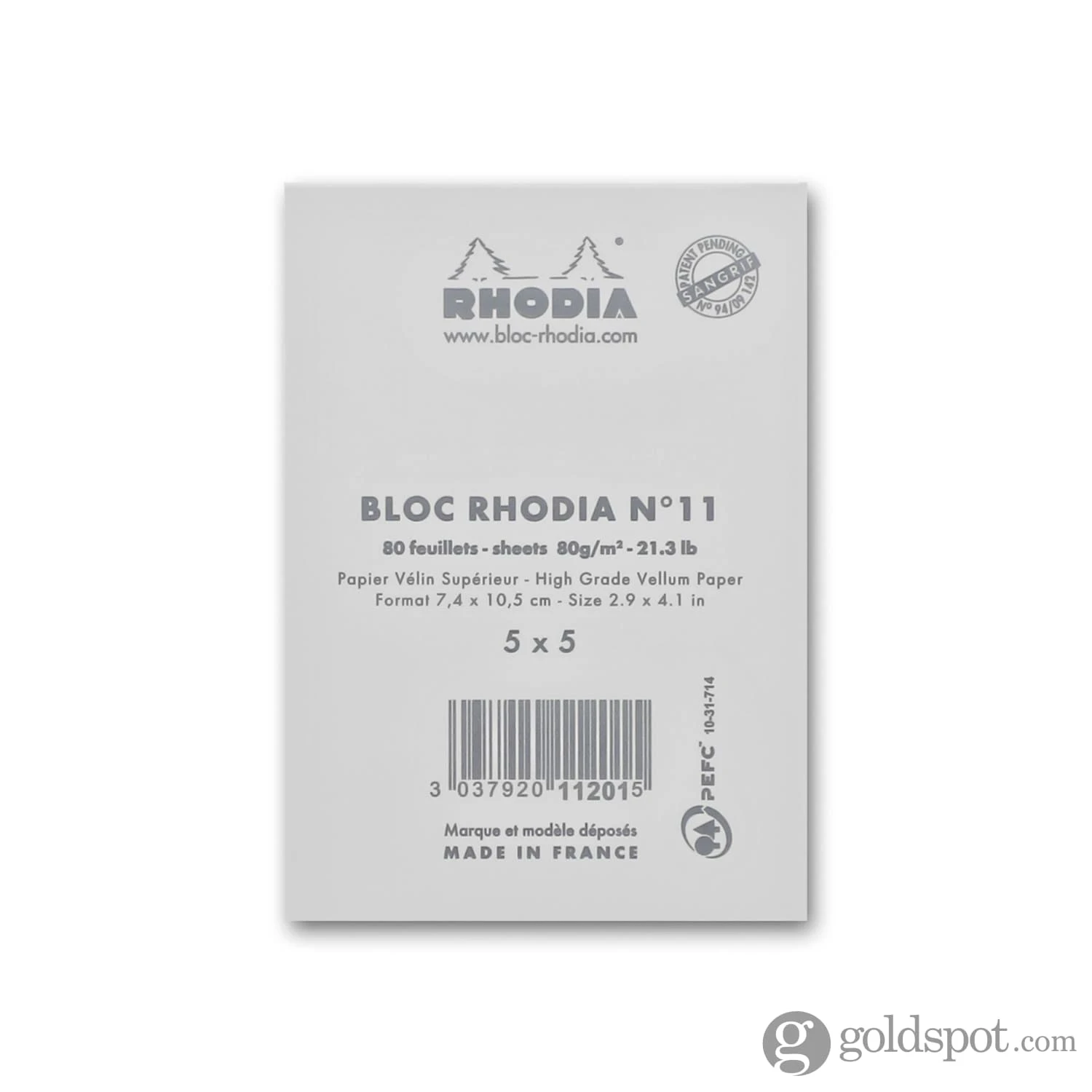 Rhodia Staplebound Graph Paper Notepad In Ice - 3 X 4 2 Rhodia Staplebound Graph Paper Notepad In Ice - 3 X 4 - Image 2
