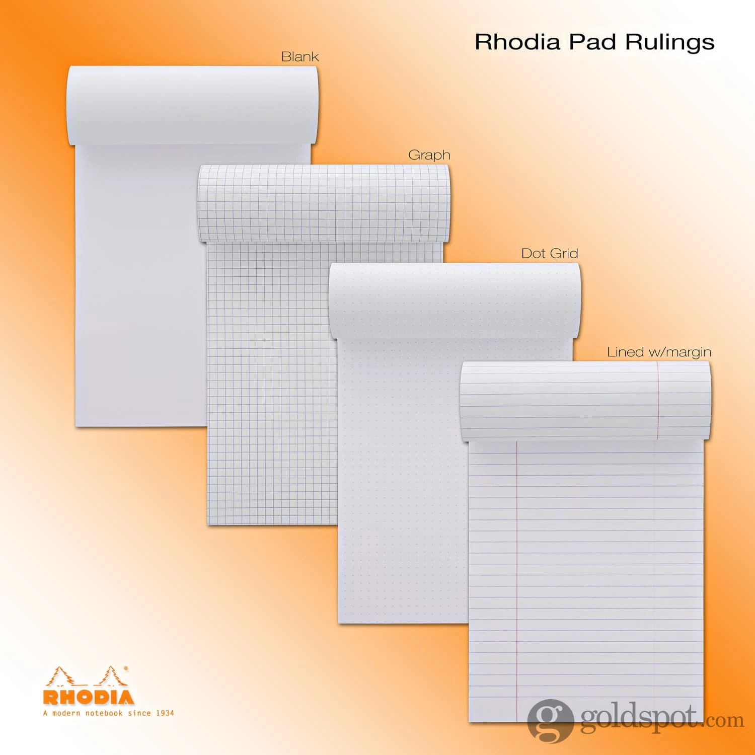 Rhodia Staplebound Graph Paper Notepad In Orange - 8.25 X 8.25 5 Rhodia Staplebound Graph Paper Notepad In Orange - 8.25 X 8.25 - Image 5