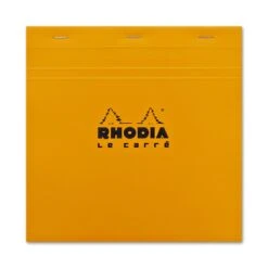 Rhodia Staplebound Graph Paper Notepad In Orange - 8.25 X 8.25