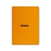 Rhodia Staplebound Lined Paper Notebook In Orange - 6 X 8.25