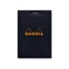 Rhodia Staplebound Notepad In Black - 3.375 X 4.75