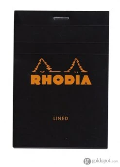 Rhodia Staplebound Notepad In Black - 3.375 X 4.75 -Pen & Paper Store rhodia staplebound notepad in black 3 375 x 4 75 642