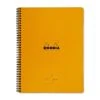 Rhodia Wiredbound Lined Meeting Book Notebook In Orange - 9 X 11.75