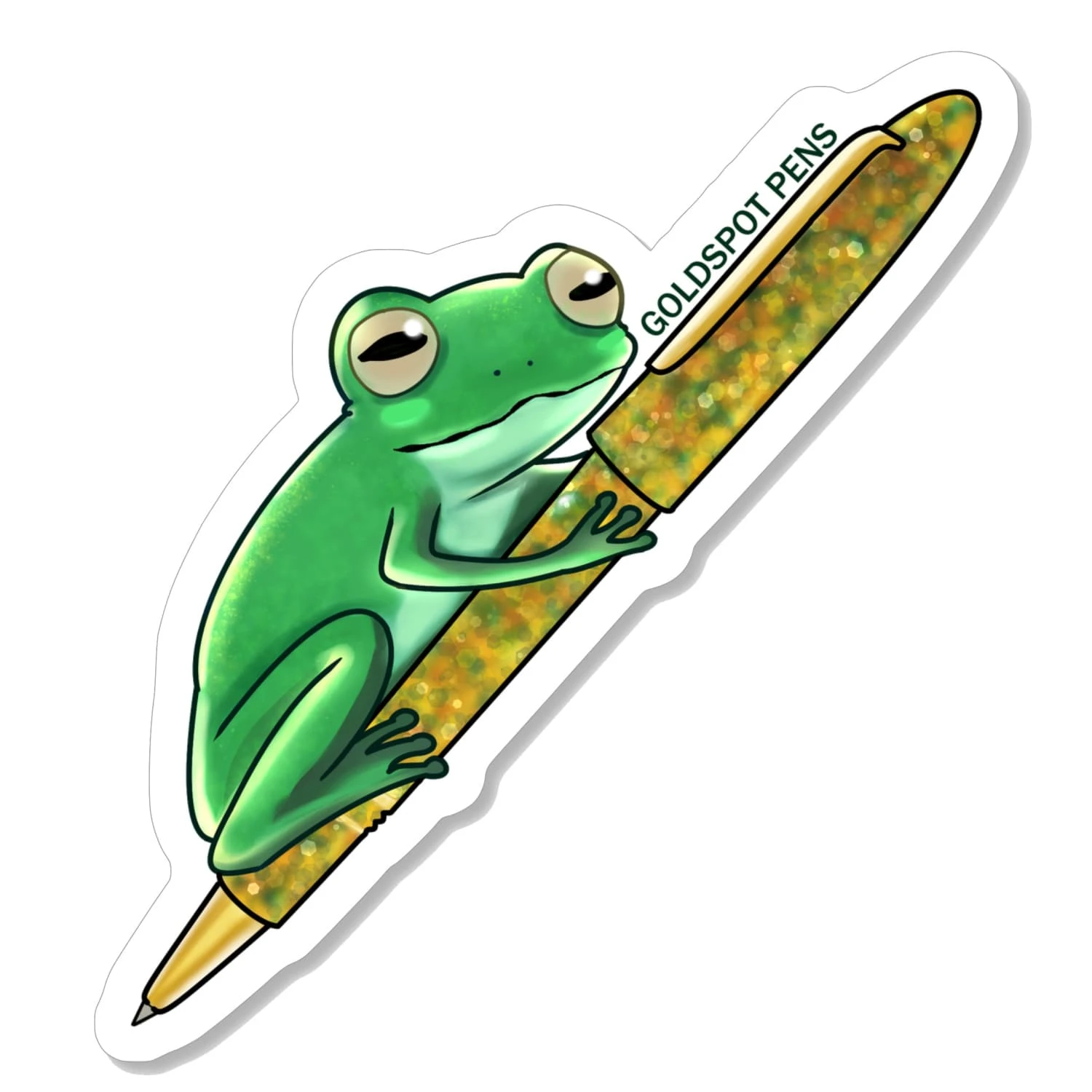 Ribbiting Rollerball Pen Sticker 1 Ribbiting Rollerball Pen Sticker