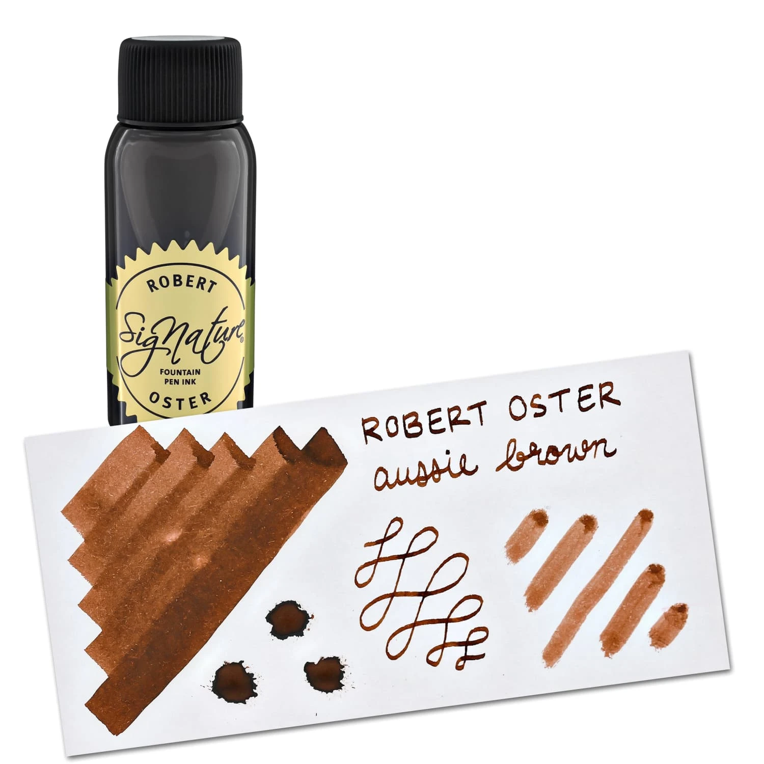 Robert Oster Bottled Ink In Aussie Brown - 50 ML 1 Robert Oster Bottled Ink In Aussie Brown - 50 ML