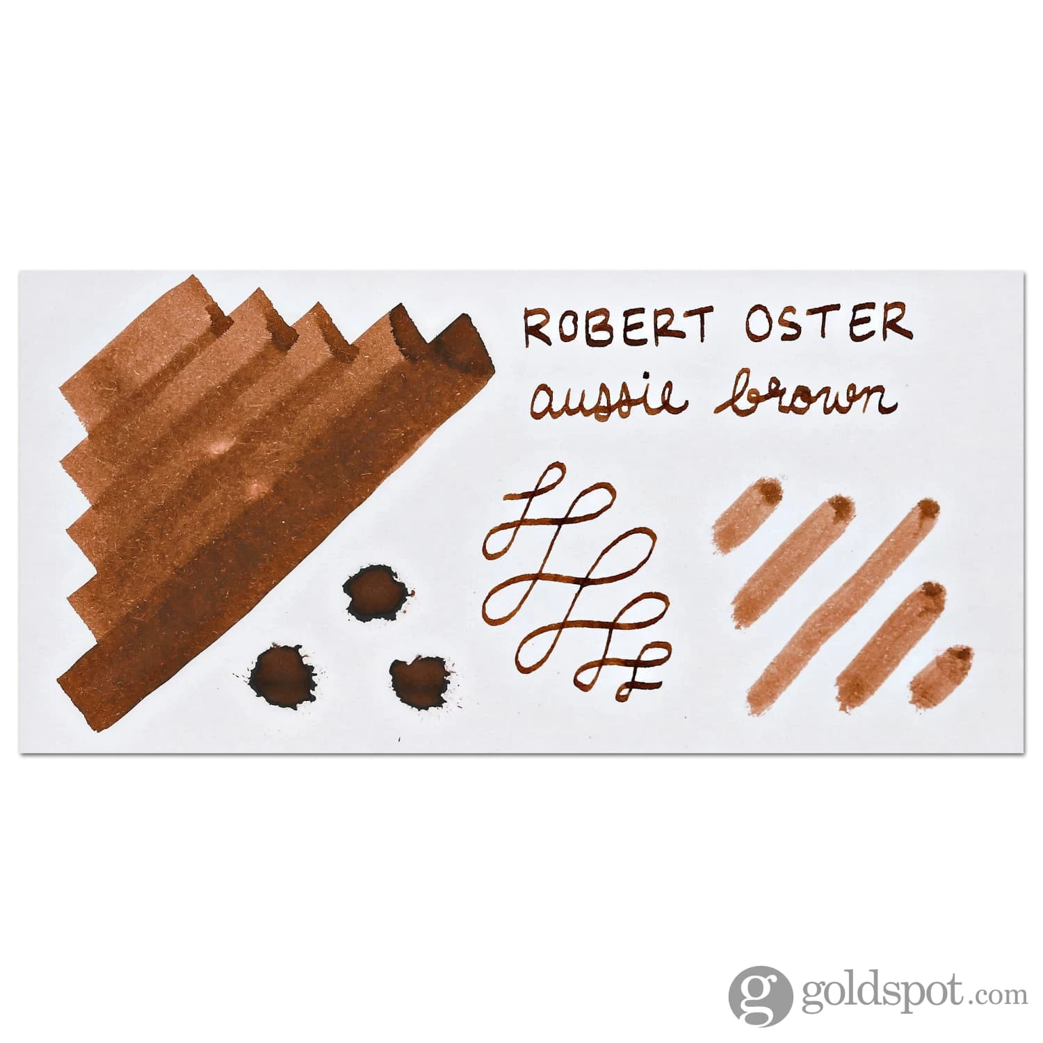 Robert Oster Bottled Ink In Aussie Brown - 50 ML 2 Robert Oster Bottled Ink In Aussie Brown - 50 ML - Image 2