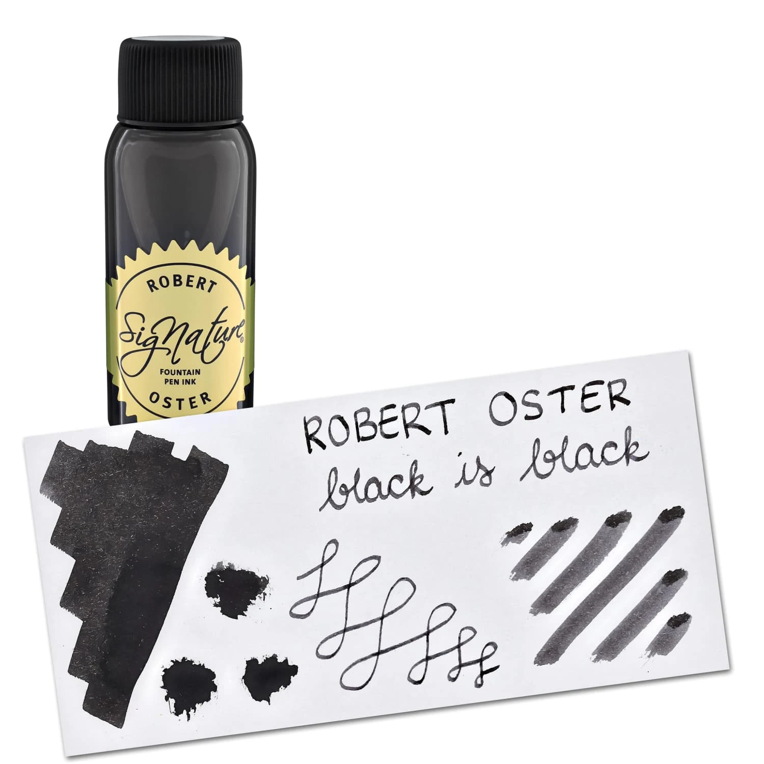 Robert Oster Bottled Ink In Black Is Black - 50 ML 1 Robert Oster Bottled Ink In Black Is Black - 50 ML