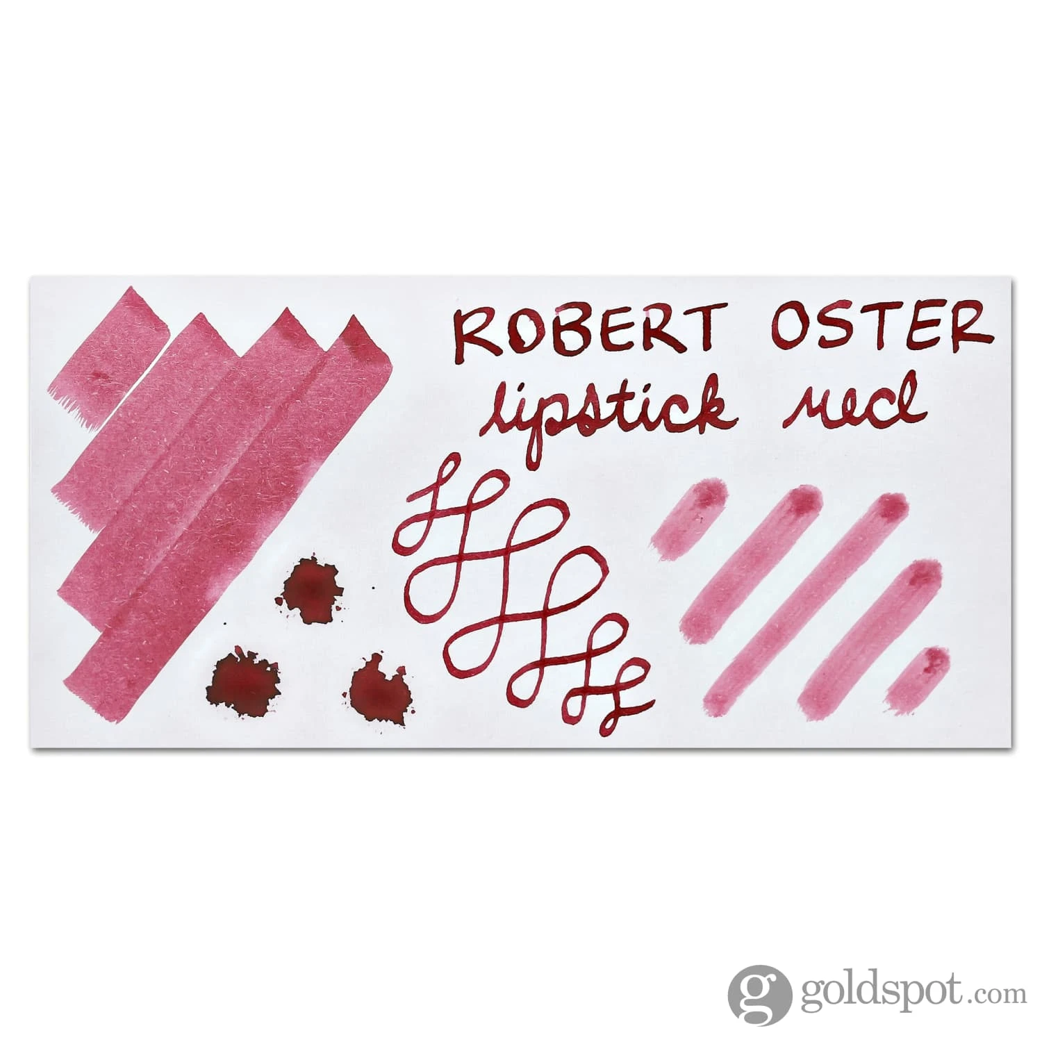 Robert Oster Bottled Ink In Lipstick Red - 50 ML 2 Robert Oster Bottled Ink In Lipstick Red - 50 ML - Image 2