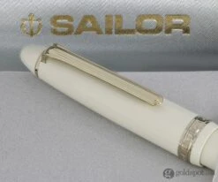 Sailor 1911 Standard Ballpoint Pen In Ivory With Gold Trim -Pen & Paper Store sailor 1911 standard ballpoint pen in ivory with gold trim 588