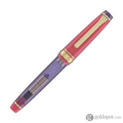 Sailor Pro Gear Slim Fountain Pen In Manyo #2 Series Rabbit Ear Iris (Pink / Blue Lilac) - 14K Gold -Pen & Paper Store sailor pro gear slim fountain pen in manyo 2 series rabbit ear iris pink blue lilac 14k gold 492
