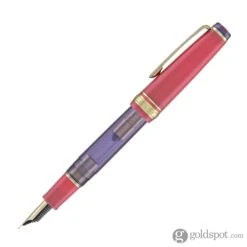 Sailor Pro Gear Slim Fountain Pen In Manyo #2 Series Rabbit Ear Iris (Pink / Blue Lilac) - 14K Gold -Pen & Paper Store sailor pro gear slim fountain pen in manyo 2 series rabbit ear iris pink blue lilac 14k gold 936