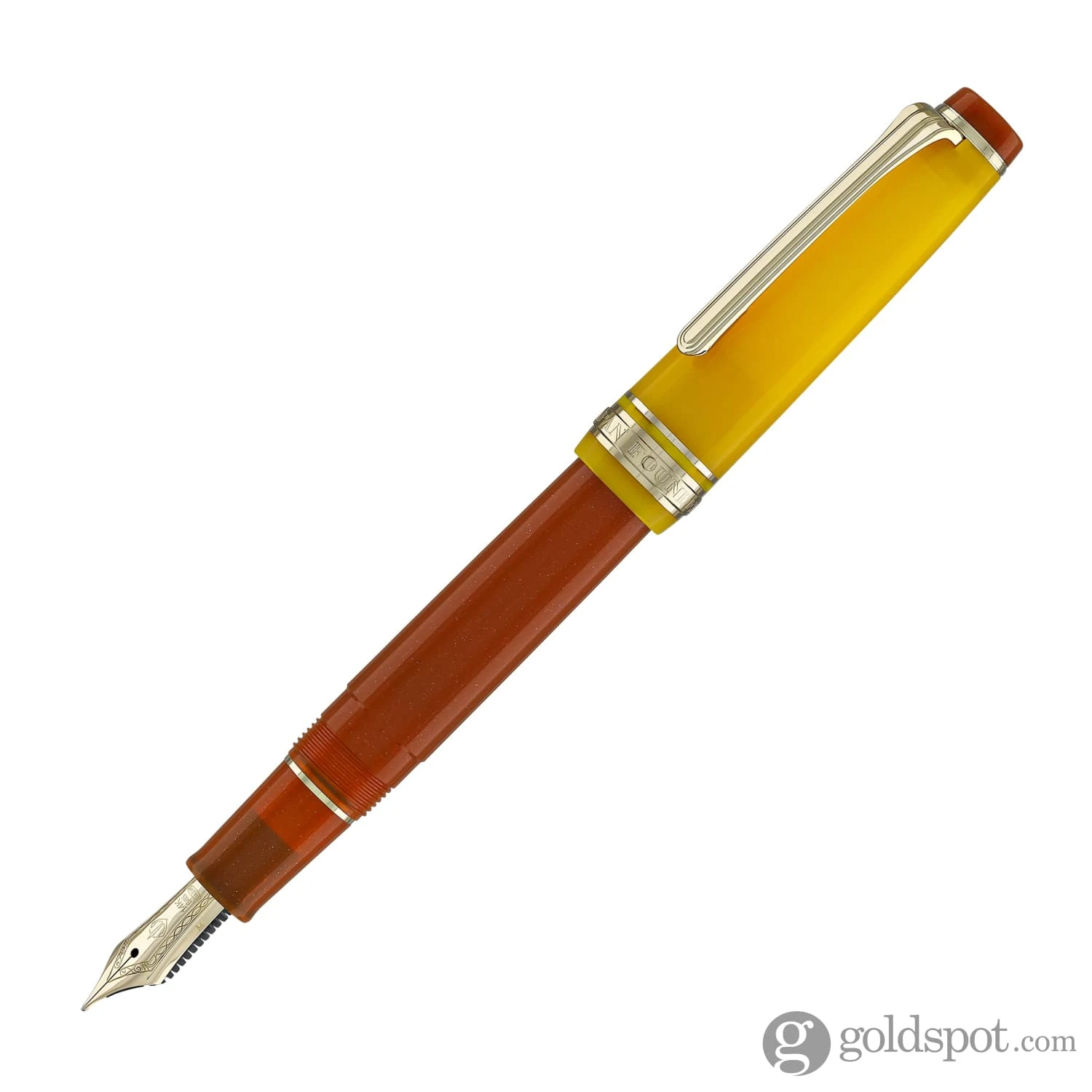 Sailor Pro Gear Slim Fountain Pen In Moonlight Over The Ocean With Gold Trim - 14kt Gold Nib 2 Sailor Pro Gear Slim Fountain Pen In Moonlight Over The Ocean With Gold Trim - 14kt Gold Nib - Image 2