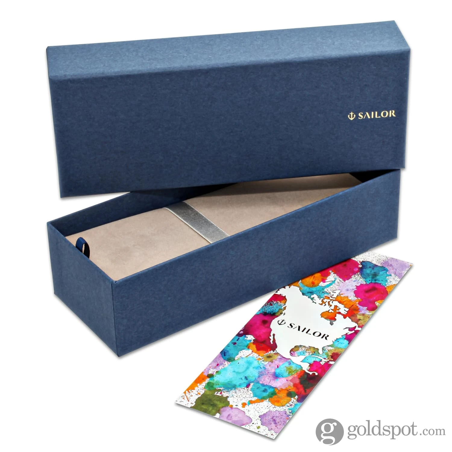 Sailor Pro Gear Slim Fountain Pen In Moonlight Over The Ocean With Gold Trim - 14kt Gold Nib 9 Sailor Pro Gear Slim Fountain Pen In Moonlight Over The Ocean With Gold Trim - 14kt Gold Nib - Image 9