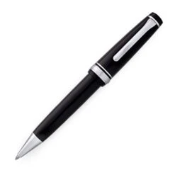 Sailor Professional Gear Ballpoint Pen In Black With Silver Trim & Nickel Chrome Plated -1.0mm