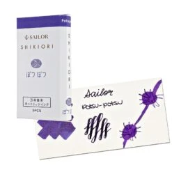 Sailor Shikiori Sound Of Rain Ink Cartridge In Potsupotsu (Winter Rain) - Pack Of 3