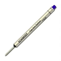 Schmidt Short P8126 Capless Rollerball Refill In Blue - Fine Point By Monteverde
