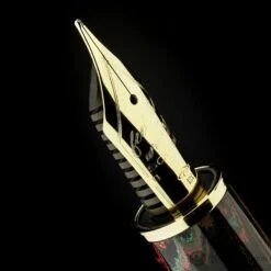 Scribo Feel Fountain Pen In Sassi Neri Ebonite -Pen & Paper Store scribo feel fountain pen in sassi neri ebonite 360