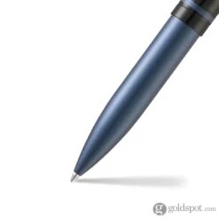 Sheaffer Icon Ballpoint Pen In Metallic Blue Lacquer With Black PVD Trim -Pen & Paper Store sheaffer icon ballpoint pen in metallic blue lacquer with black pvd trim 735