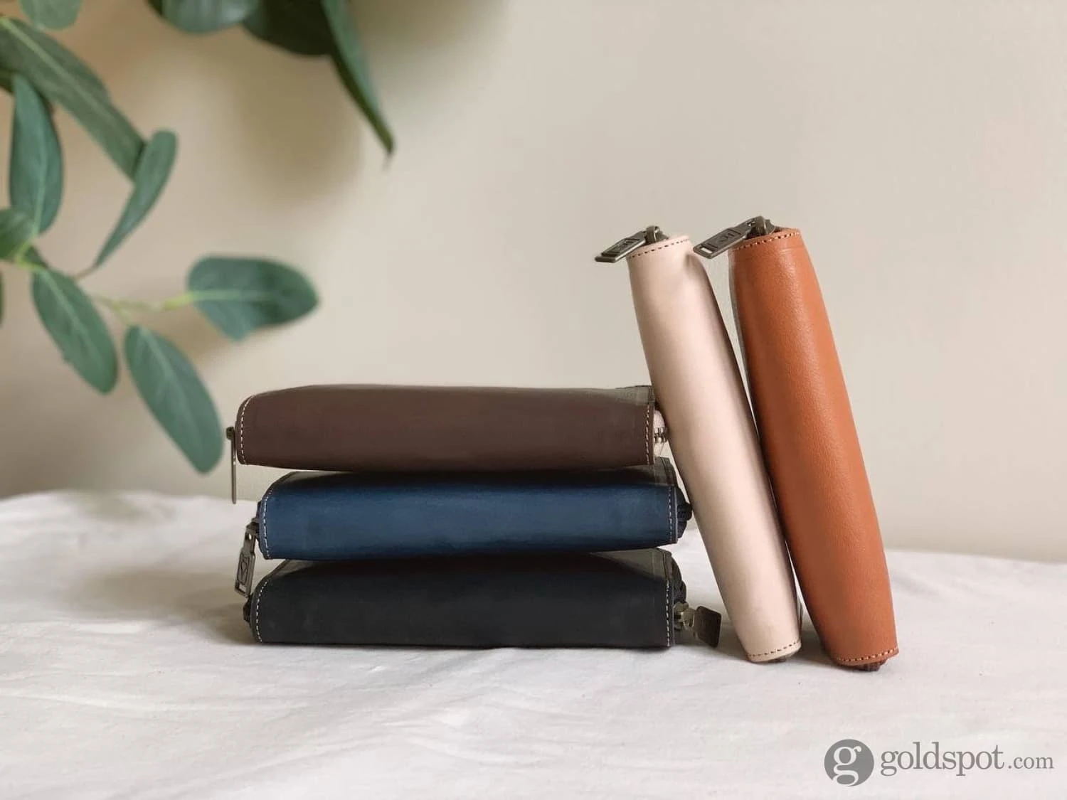 Shibui 3 Pen Case (Veg Tanned) In Deep Blue 4 Shibui 3 Pen Case (Veg Tanned) In Deep Blue - Image 4