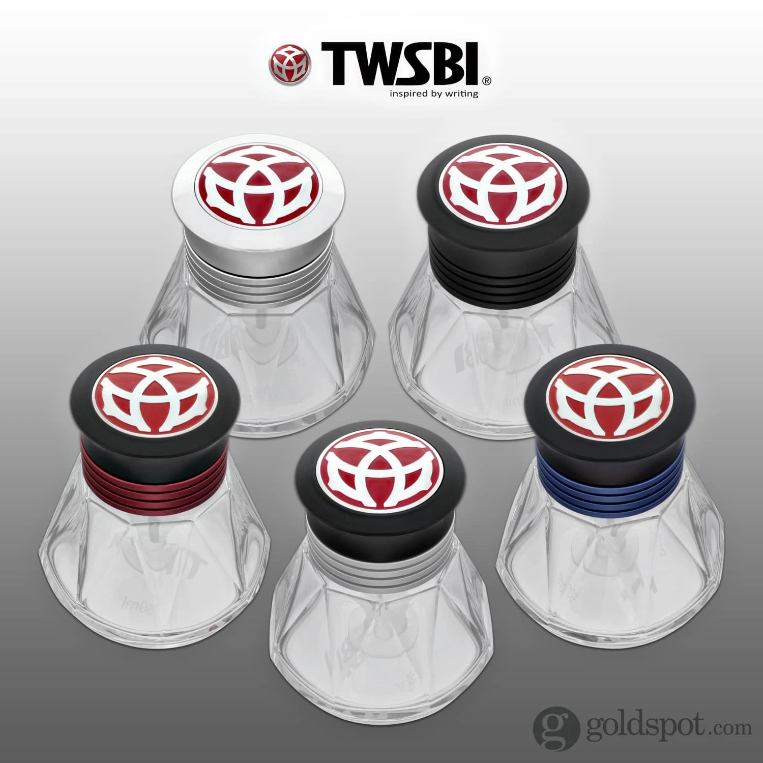 TWSBI Diamond 50 Ink Bottle - Red 3 TWSBI Diamond 50 Ink Bottle - Red - Image 3