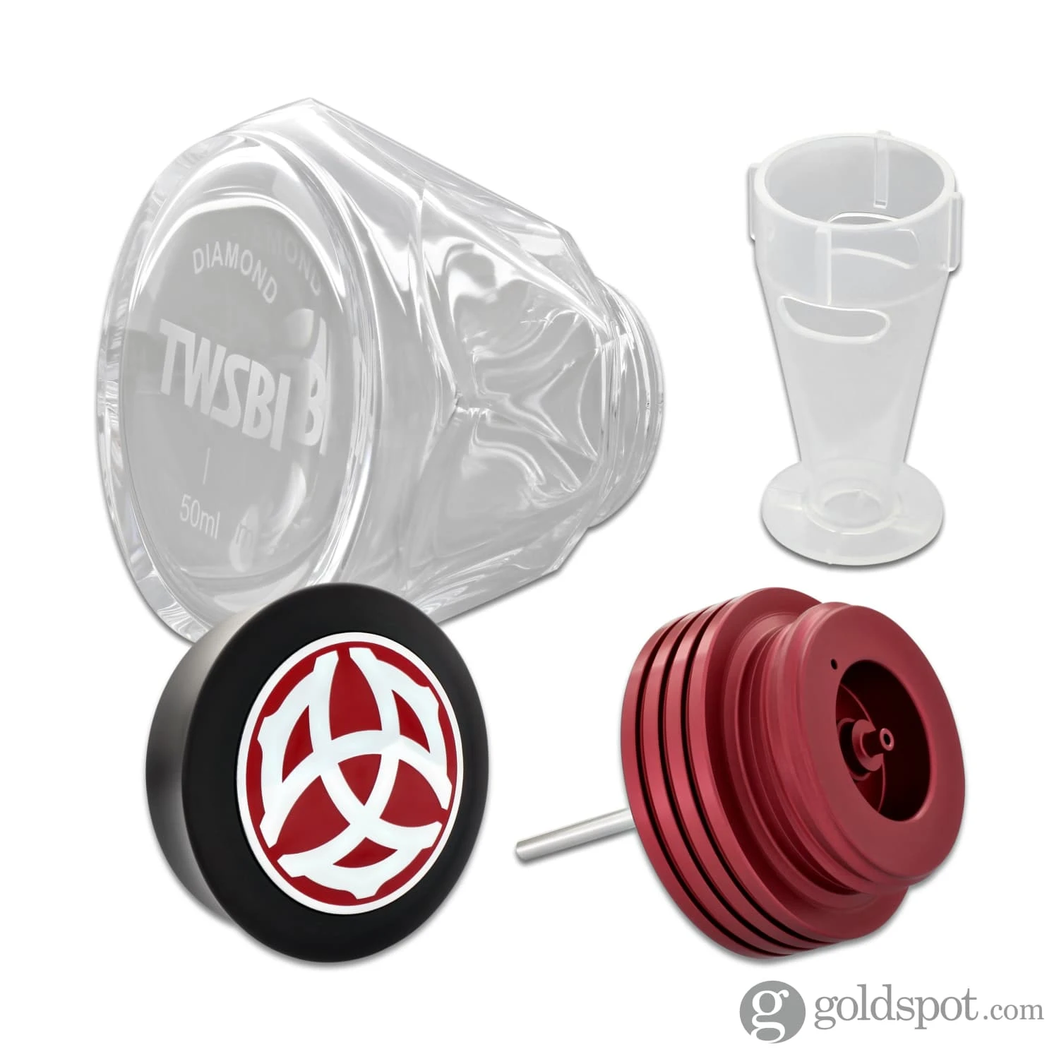 TWSBI Diamond 50 Ink Bottle - Red 2 TWSBI Diamond 50 Ink Bottle - Red - Image 2
