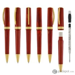 Visconti Opera Gold Ballpoint Pen In Red -Pen & Paper Store visconti opera gold ballpoint pen in red 381