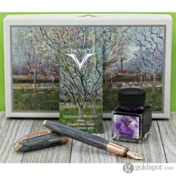 Visconti Van Gogh Impressionist Fountain Pen In Orchard In Blossom Gift Set -Pen & Paper Store visconti van gogh impressionist fountain pen in orchard blossom gift set 326